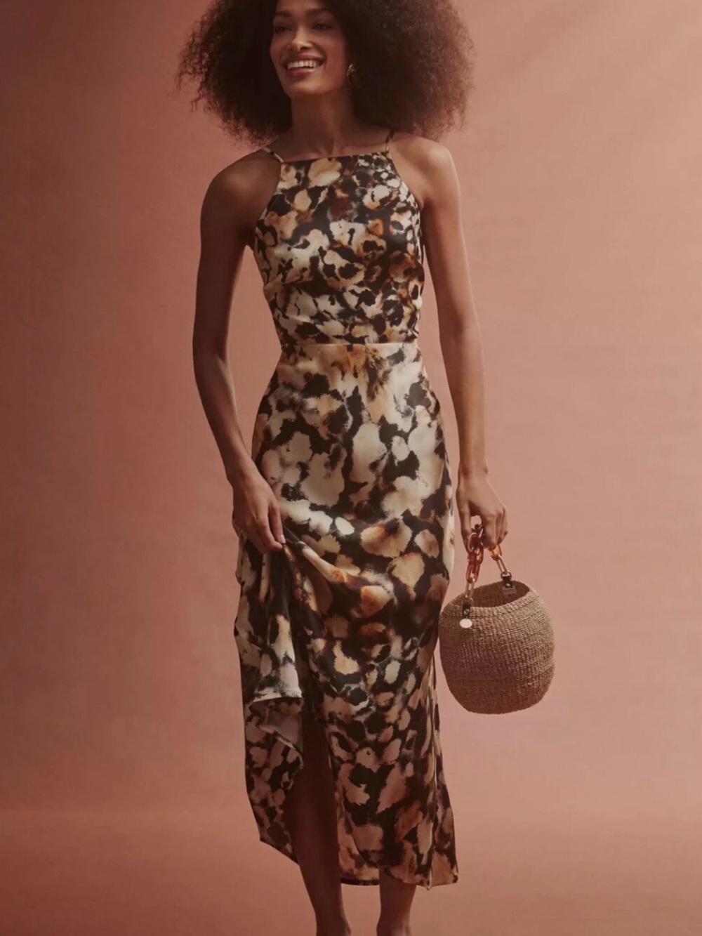 Anthropologie Conditions Apply Midi Slip Dress